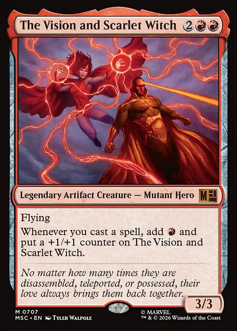 The Vision and Scarlet Witch (MSC 707) [Marvel Super Heroes Commander]