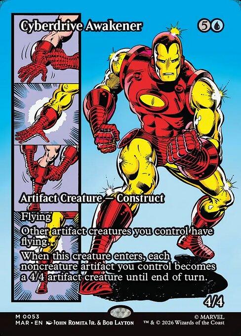 Cyberdrive Awakener (Borderless · Full Art) (MAR 53) [Marvel Universe]