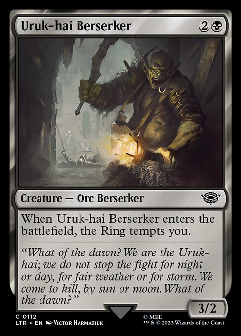 Uruk-hai Berserker (LTR 112) [The Lord of the Rings: Tales of Middle-earth]