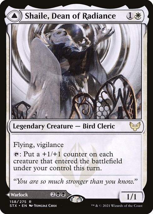 Shaile, Dean of Radiance // Embrose, Dean of Shadow (STX 158) [Strixhaven: School of Mages]