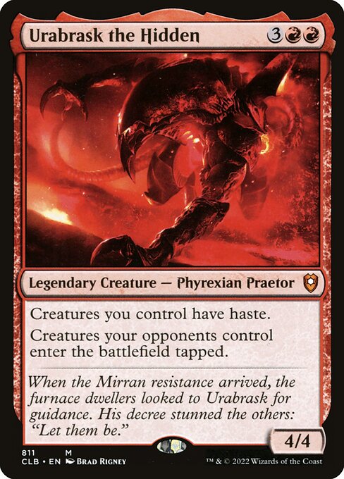 Urabrask the Hidden (CLB 811) [Commander Legends: Battle for Baldur's Gate]
