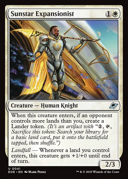 Sunstar Expansionist (EOE 41) [Edge of Eternities]