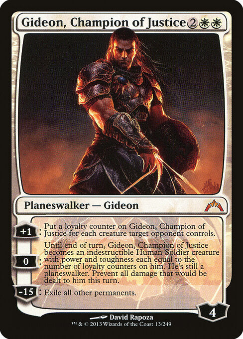 Gideon, Champion of Justice (GTC 13) [Gatecrash]