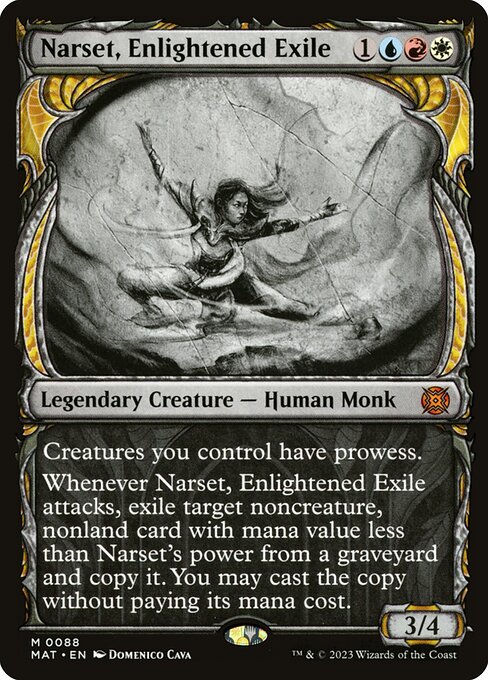 Narset, Enlightened Exile (MAT 88) [March of the Machine: The Aftermath]