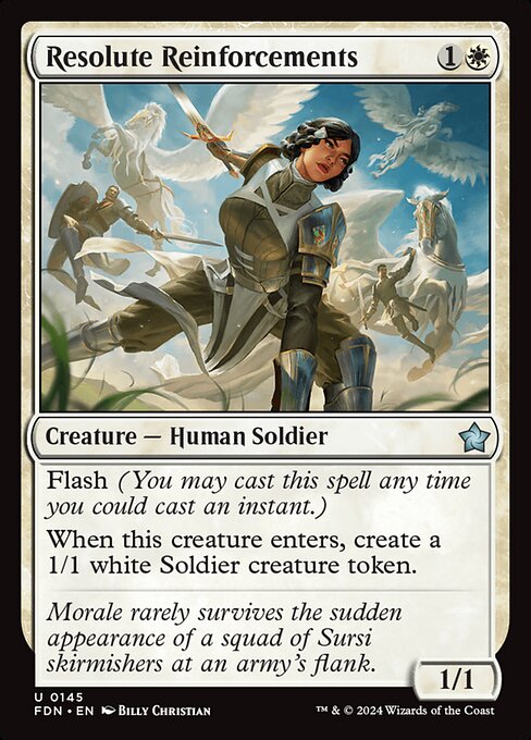 Resolute Reinforcements (FDN 145) [Foundations]