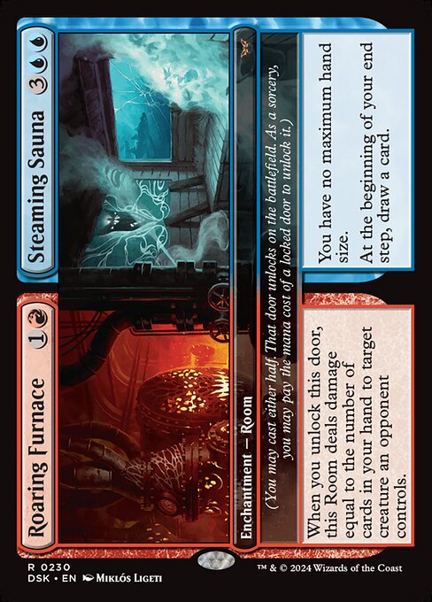 Roaring Furnace // Steaming Sauna (DSK 230) [Duskmourn: House of Horror]
