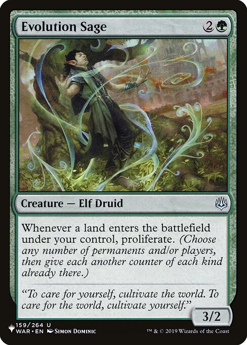 Evolution Sage (PLST WAR-159) [The List]