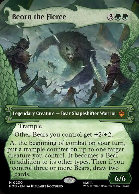 Beorn the Fierce (Borderless · Showcase) (HOB 230) [The Hobbit]