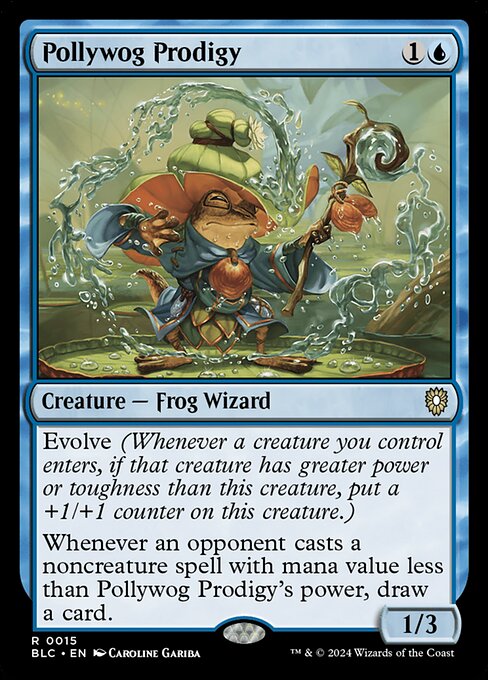 Pollywog Prodigy (BLC 15) [Bloomburrow Commander]