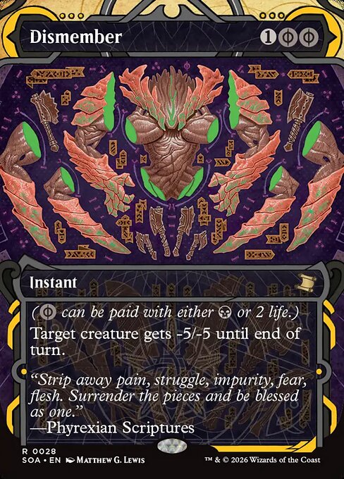 Dismember (SOA 28) [Secrets of Strixhaven Mystical Archive]