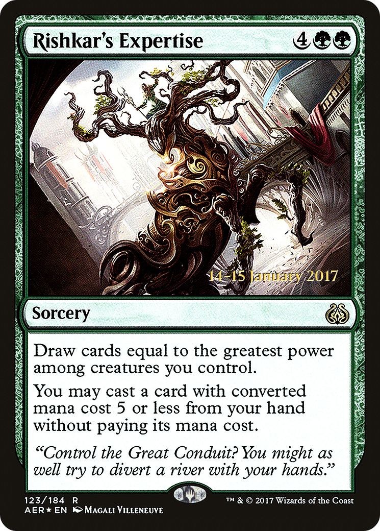 Rishkar's Expertise [Aether Revolt Prerelease Promos]