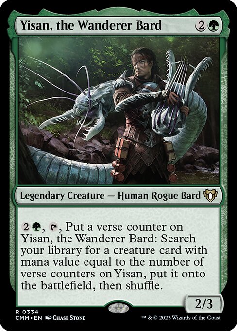 Yisan, the Wanderer Bard (CMM 334) [Commander Masters]