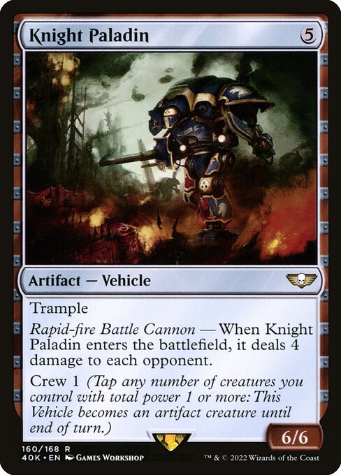 Knight Paladin (40K 160) [Warhammer 40,000 Commander]