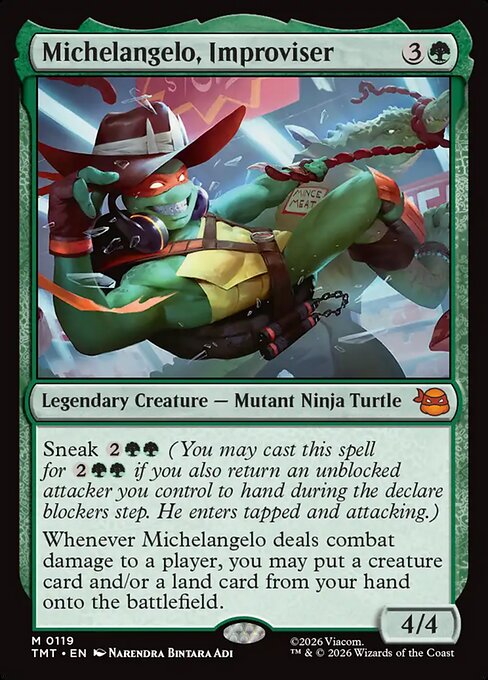 Michelangelo, Improviser (TMT 119) [Teenage Mutant Ninja Turtles]