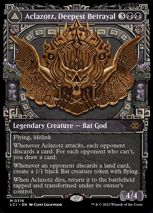 Aclazotz, Deepest Betrayal // Temple of the Dead (Showcase) (LCI 316) [The Lost Caverns of Ixalan]