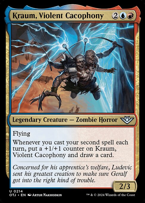 Kraum, Violent Cacophony (OTJ 214) [Outlaws of Thunder Junction]