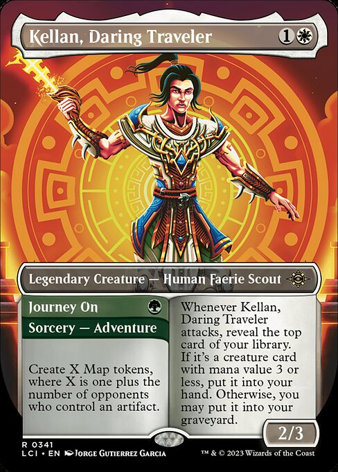 Kellan, Daring Traveler // Journey On (LCI 341) [The Lost Caverns of Ixalan]