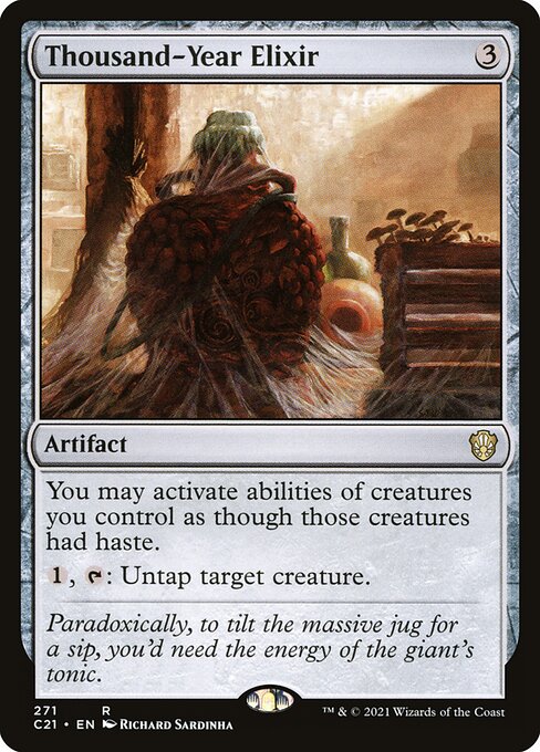 Thousand-Year Elixir (C21 271) [Commander 2021]
