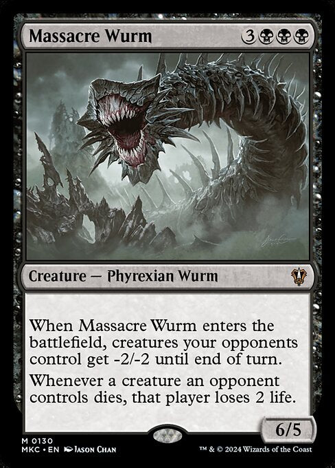 Massacre Wurm (MKC 130) [Murders at Karlov Manor Commander]