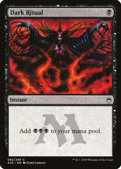 Dark Ritual (A25 82) [Masters 25]