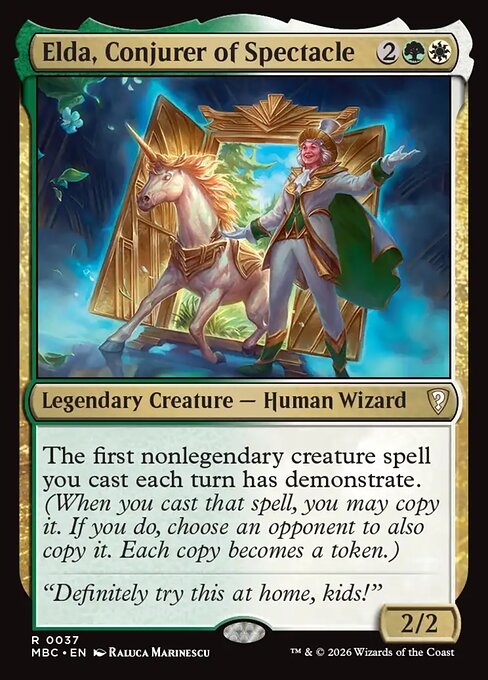 Elda, Conjurer of Spectacle (MBC 37) [Mystery Booster Commander Edition]