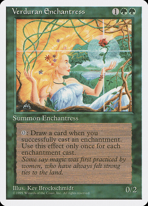 Verduran Enchantress (4ED 281) [Fourth Edition]