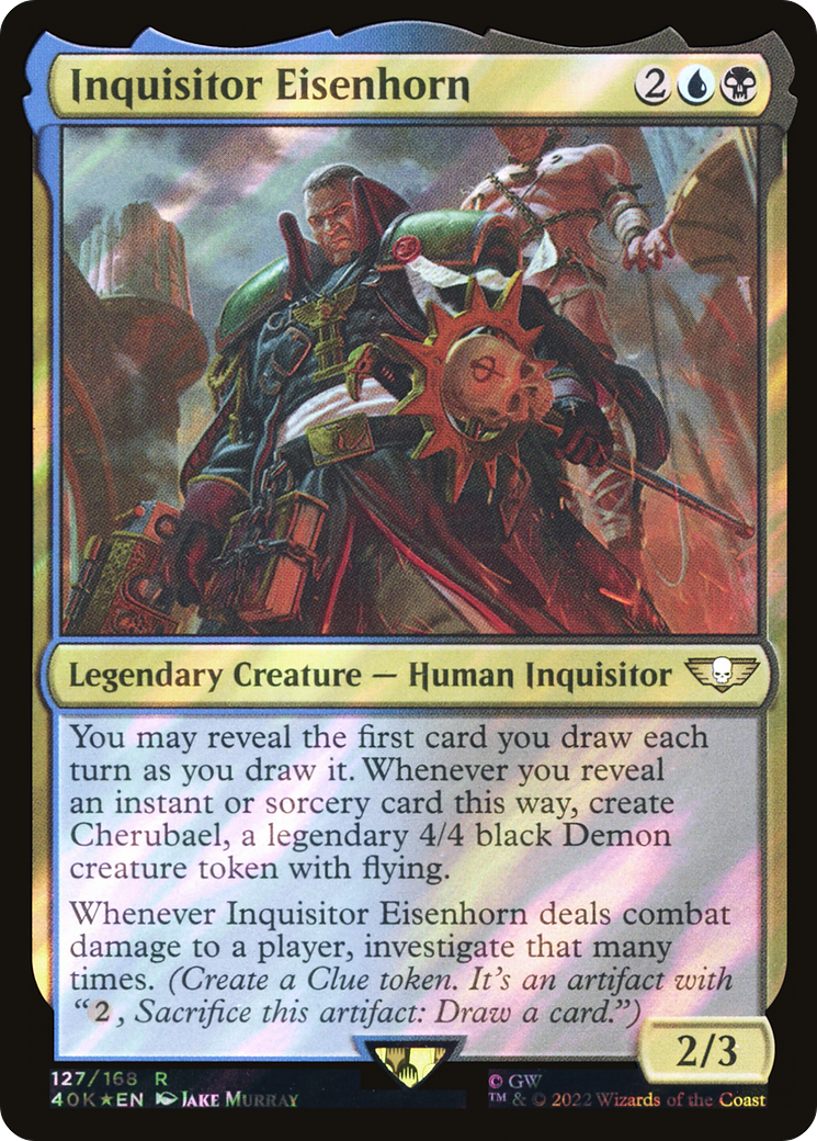 Inquisitor Eisenhorn (Surge Foil) [Warhammer 40,000]