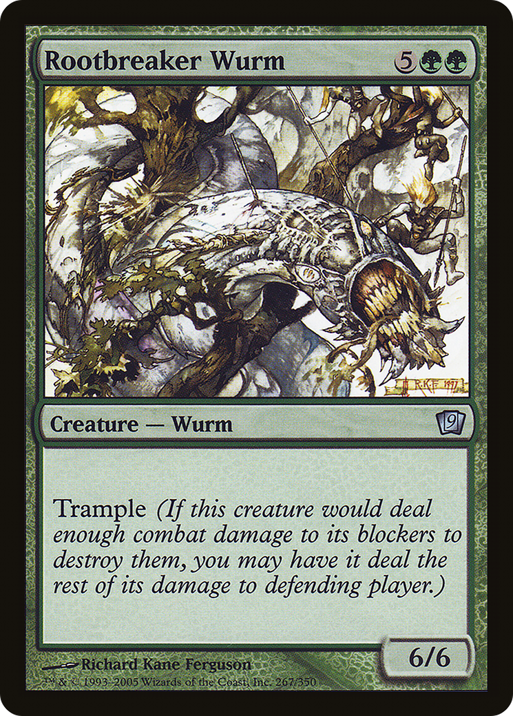 Rootbreaker Wurm [Ninth Edition]