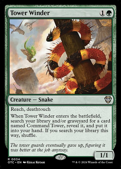 Tower Winder (OTC 34) [Outlaws of Thunder Junction Commander]