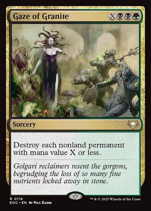 Gaze of Granite (EOC 116) [Edge of Eternities Commander]