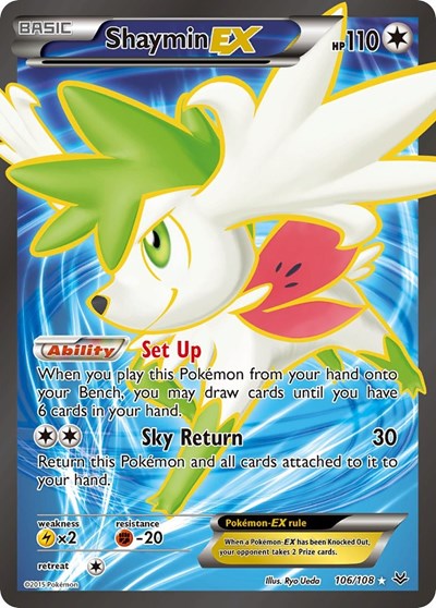 Shaymin EX 106 Full Art (ROS 106/108) [XY - Roaring Skies]