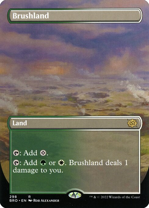 Brushland (Borderless) (BRO 298) [The Brothers' War]