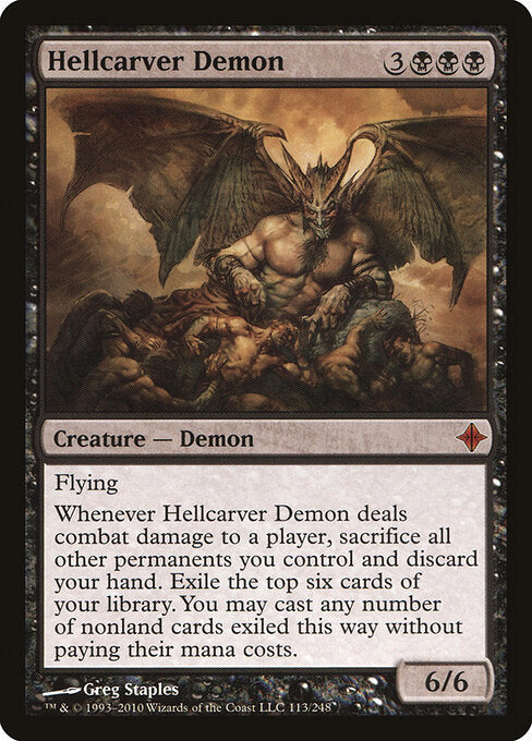 Hellcarver Demon (ROE 113) [Rise of the Eldrazi]
