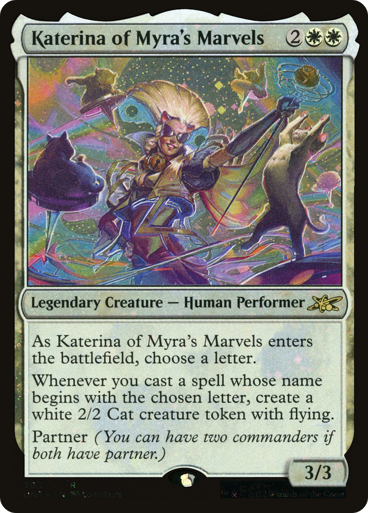 Katerina of Myra's Marvels (Galaxy Foil) [Unfinity]