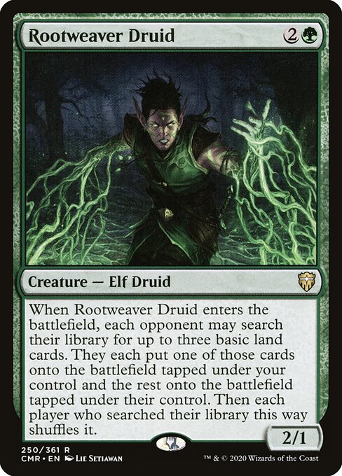 Rootweaver Druid (CMR 250) [Commander Legends]