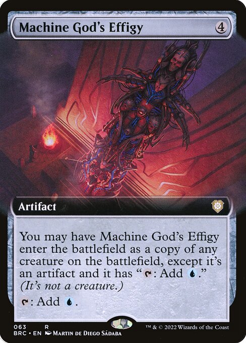Machine God's Effigy (BRC 63) [The Brothers' War Commander]