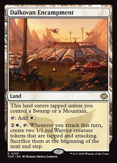 Dalkovan Encampment (TDM 253) [Tarkir: Dragonstorm]