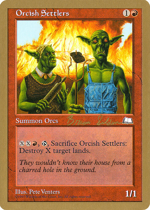Orcish Settlers (WC98 bs112b) [World Championship Decks 1998]