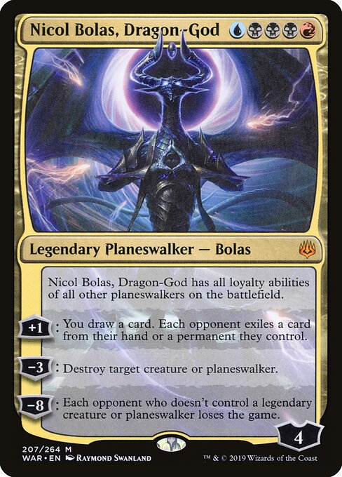Nicol Bolas, Dragon-God (WAR 207) [War of the Spark]