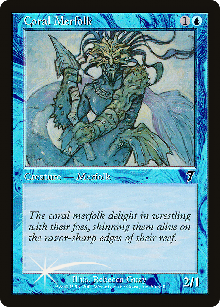 Coral Merfolk [Seventh Edition]