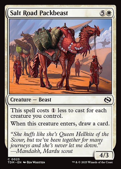 Salt Road Packbeast (TDM 23) [Tarkir: Dragonstorm]