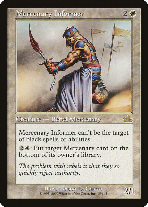 Mercenary Informer (PCY 15) [Prophecy]