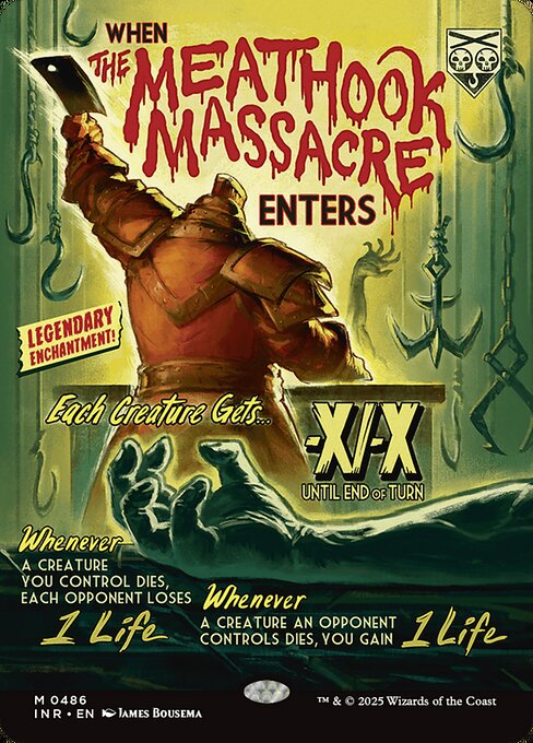 The Meathook Massacre (Borderless · Showcase · Full Art) (INR 486) [Innistrad Remastered]