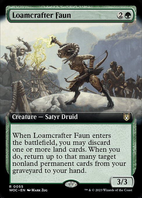 Loamcrafter Faun (WOC 55) [Wilds of Eldraine Commander]