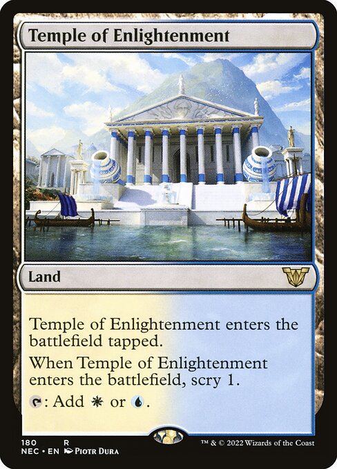 Temple of Enlightenment (NEC 180) [Neon Dynasty Commander]