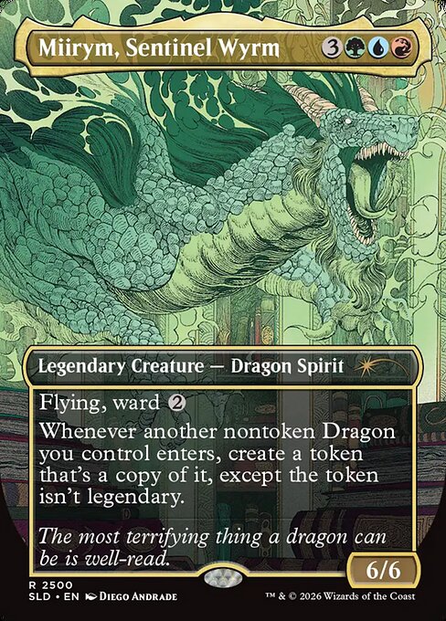Miirym, Sentinel Wyrm (Borderless) (SLD 2500) [Secret Lair Drop]