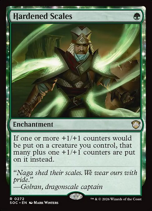 Hardened Scales (SOC 272) [Secrets of Strixhaven Commander]
