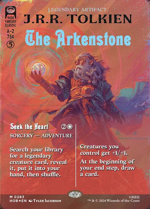 The Arkenstone // Seek the Heart (Borderless) (HOB 283) [The Hobbit]