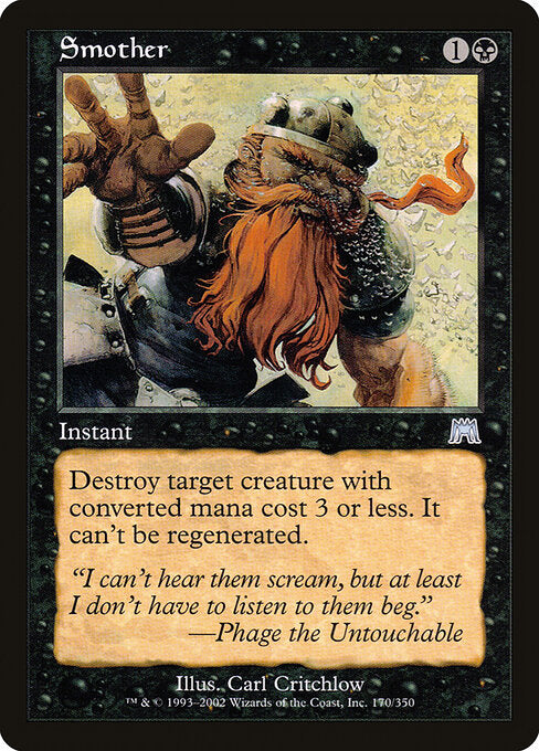 Smother (ONS 170) [Onslaught]