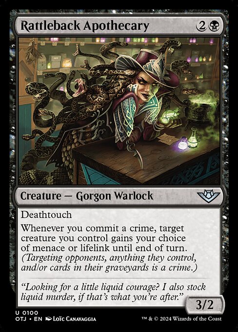 Rattleback Apothecary (OTJ 100) [Outlaws of Thunder Junction]